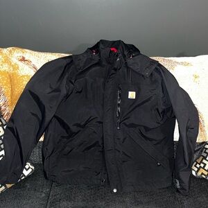 Carhartt Black Performance Jacket Durable Outdoor Wear